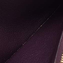 Pre Owned Louis Vuitton Aube Monogram Empreinte Leather Zippy Wallet