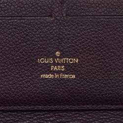 Pre Owned Louis Vuitton Aube Monogram Empreinte Leather Zippy Wallet