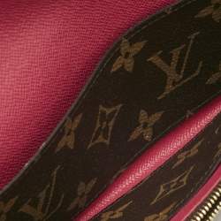 مملوكة مسبقًا Louis Vuitton Fuchsia Monogram Canvas Bloom Flower Emilie Wallet