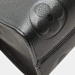Pre Owned Louis Vuitton Black Monogram Giant Empreinte OnTheGo East West