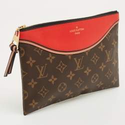 Pre Owned Louis Vuitton Cerise Monogram Canvas and Leather Tuileries Pochette