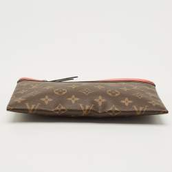 Pre Owned Louis Vuitton Cerise Monogram Canvas and Leather Tuileries Pochette