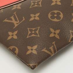 Pre Owned Louis Vuitton Cerise Monogram Canvas and Leather Tuileries Pochette