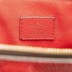 Pre Owned Louis Vuitton Brown Red Monogram Retiro PM