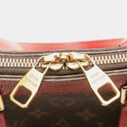 Pre Owned Louis Vuitton Brown Red Monogram Retiro PM