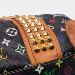 Pre Owned Louis Vuitton Black Multicolor Monogram Multicolore Courtney MM