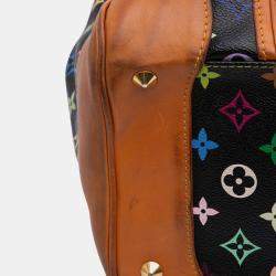 Pre Owned Louis Vuitton Black Multicolor Monogram Multicolore Courtney MM