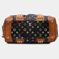 Pre Owned Louis Vuitton Black Multicolor Monogram Multicolore Courtney MM