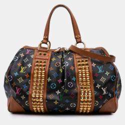Pre Owned Louis Vuitton Black Multicolor Monogram Multicolore Courtney MM
