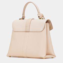 Pre Owned Louis Vuitton Beige Grained Smooth Calfskin Rose Des Vents PM