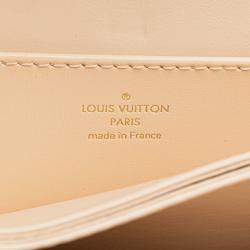 Pre Owned Louis Vuitton Beige Grained Smooth Calfskin Rose Des Vents PM