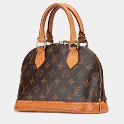Pre Owned Louis Vuitton Brown Monogram Alma BB