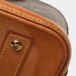 Pre Owned Louis Vuitton Brown Monogram Alma BB