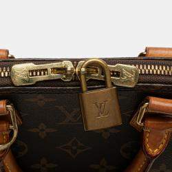Pre Owned Louis Vuitton Brown Monogram Alma BB