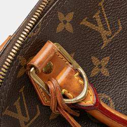 Pre Owned Louis Vuitton Brown Monogram Alma BB