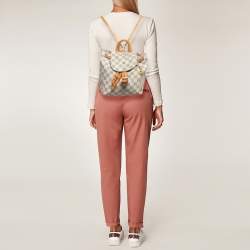 Pre Owned Louis Vuitton Damier Azur Canvas Sperone BB Bag