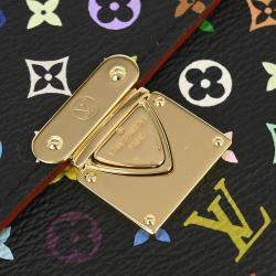 Pre Owned Louis Vuitton Black Multicolor Portefeuille Koala Wallet