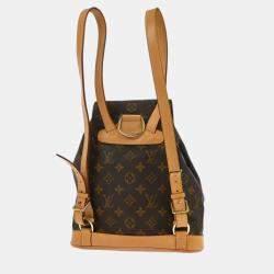 Pre Owned Louis Vuitton Monogram Montsouris MM Backpack