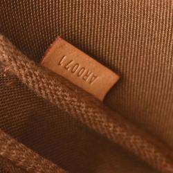 Pre Owned Louis Vuitton khaki Graffiti Pochette Accessoires Handbag
