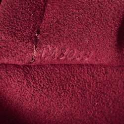 Pre Owned Louis Vuitton White Multicolor Monogram Canvas Greta Bag