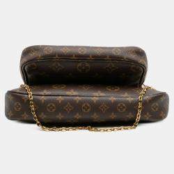 Pre Owned Louis Vuitton Brown Monogram Multi Pochette Accessoires