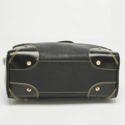Pre Owned Louis Vuitton Black Suhali Leather Le Majestueux Bag