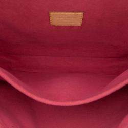 Pre Owned Louis Vuitton Brown Monogram Patches Pochette Metis