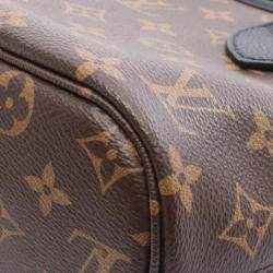 Pre Owned Louis Vuitton Brown Monogram Neverfull Bandouliere Inside Out BB