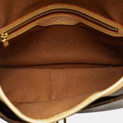 Pre Owned Louis Vuitton Brown Monogram Sologne