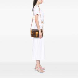 Pre Owned Louis Vuitton Brown Monogram Sologne
