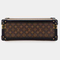 Pre Owned Louis Vuitton Brown Monogram Reverse Cotteville 40