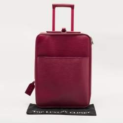 Pre Owned Louis Vuitton Grenade Epi Leather Pegase 55 Luggage