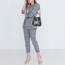 Pre Owned Louis Vuitton Indigo/Safran Epi Leather NéoNoé BB Bag