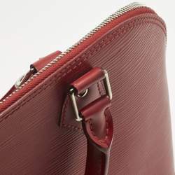Pre Owned Louis Vuitton Rubis Epi Leather Alma PM Bag