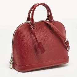 Pre Owned Louis Vuitton Rubis Epi Leather Alma PM Bag