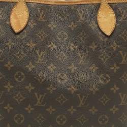 Pre Owned Louis Vuitton Monogram Canvas Neverfull MM Bag