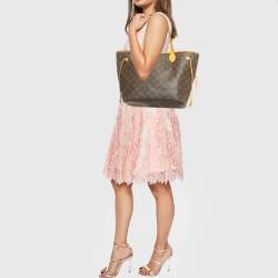 Pre Owned Louis Vuitton Monogram Canvas Neverfull MM Bag
