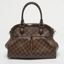 Pre Owned Louis Vuitton Damier Ebene Canvas Trevi PM Bag