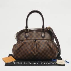 Pre Owned Louis Vuitton Damier Ebene Canvas Trevi PM Bag