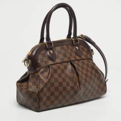 Pre Owned Louis Vuitton Damier Ebene Canvas Trevi PM Bag