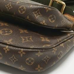 Pre Owned Louis Vuitton Khaki Monogram Canvas Multi Pochette Accessories Bag