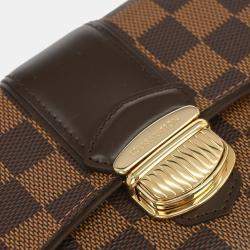Pre Owned Louis Vuitton Damier Portefeuille Sistina Wallet