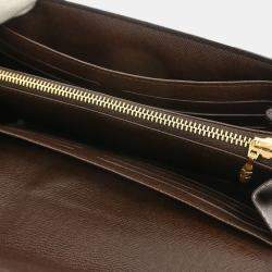 Pre Owned Louis Vuitton Damier Portefeuille Sistina Wallet