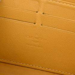 Pre Owned Louis Vuitton Blue Monogram Denim Zippy Wallet