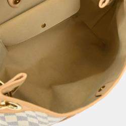 Pre Owned Louis Vuitton Damier Azur Galliera PM Shoulder Bag