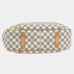 Pre Owned Louis Vuitton Damier Azur Galliera PM Shoulder Bag