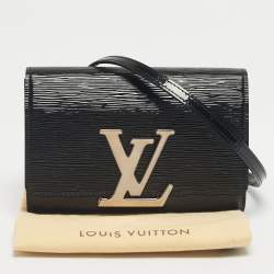 Pre Owned Louis Vuitton Black Electric Epi Leather Louise PM Bag