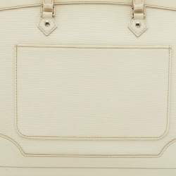 Pre Owned Louis Vuitton Ivorie Epi Leather Madeleine GM Bag