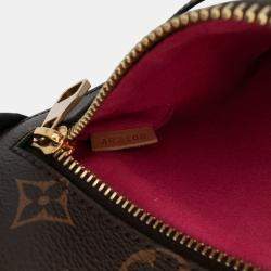 Pre Owned Louis Vuitton Brown Monogram Patches Pochette Metis