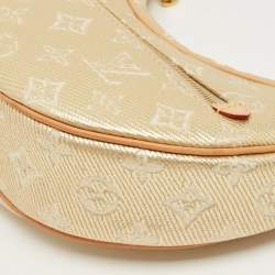 Pre Owned Louis Vuitton Gold Monogram Canvas Loop Bag